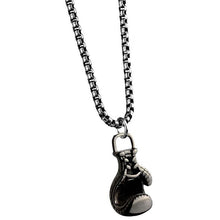 Load image into Gallery viewer, Stainless Steel Men Pendant Necklace Mini Boxing Glove Charm Fitness Gym Necklace Vintage Men Hip Hop Jewelry Boyfriend Gifts