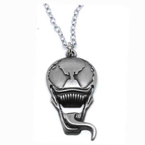 Marvel Spider Man Venom Mask necklace The Avengers Comic Anime Pendants Necklace Fans Gift for men women thanos jewelry