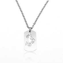 Load image into Gallery viewer, New Stainless Steel Tag Necklace Twelve constellations Pendant charm necklace Cutting high polishing Men and women jewelry gift