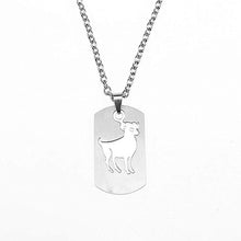 Load image into Gallery viewer, New Stainless Steel Tag Necklace Twelve constellations Pendant charm necklace Cutting high polishing Men and women jewelry gift