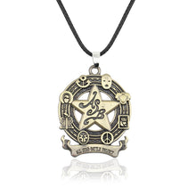 Load image into Gallery viewer, Fashion Anime Art Collection JoJos Bizarre Adventure Stone Mask Pendant metal necklace cosplay Jewelry Gifts